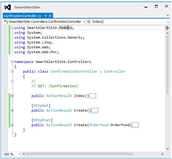 Adding Confirmation Controller